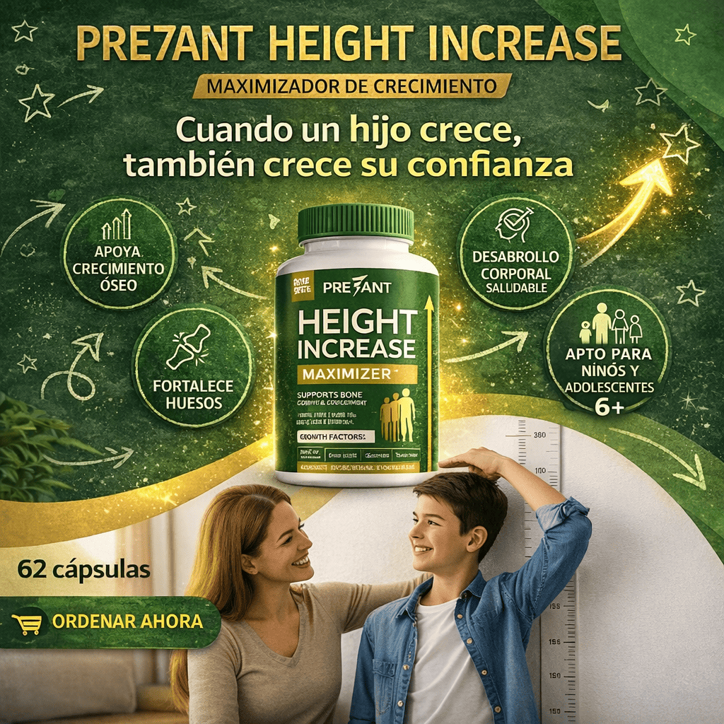 Pretant™: Suplemento que apoya el crecimiento y fortalecimiento óseo. ✨🦴