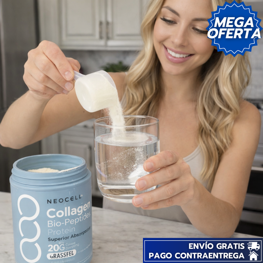 Neocell™ORIGINAL: Colágeno hidrolizado con vitamina C y biotina para piel, cabello, uñas y articulaciones 🦴✨🧴.