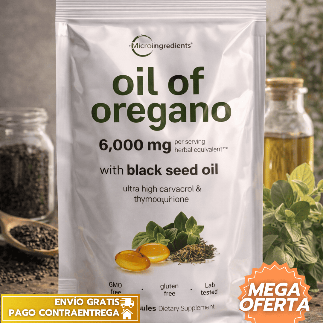 OilOregano™: Suplemento ORIGINAL que apoya defensas, digestión y bienestar general. ✨💊