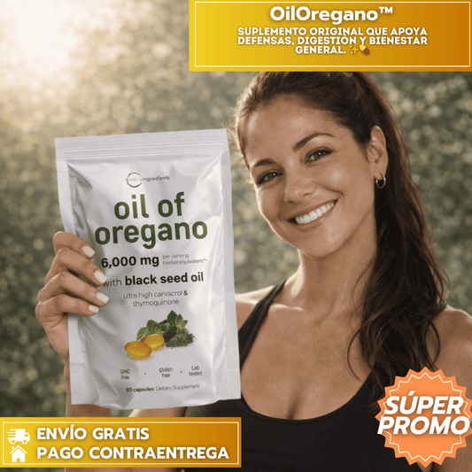 OilOregano™: Suplemento ORIGINAL que apoya defensas, digestión y bienestar general. ✨💊