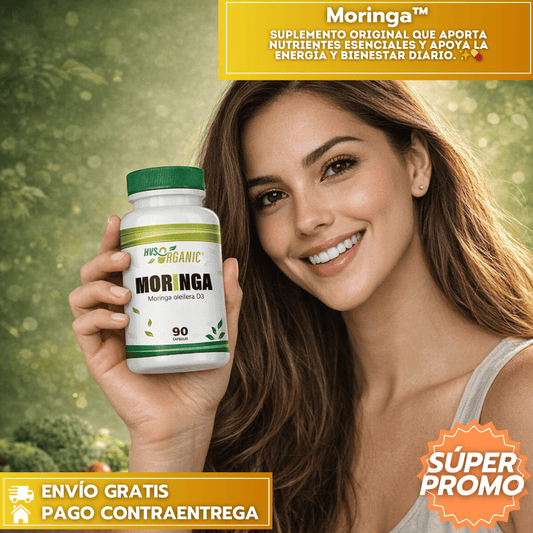 Moringa™: Suplemento ORIGINAL que aporta nutrientes esenciales y apoya la energía y bienestar diario. ✨💊
