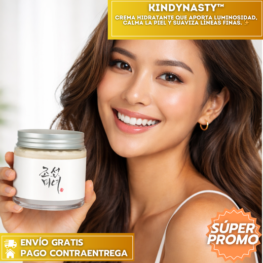 SkinDynasty™:Crema hidratante que aporta luminosidad, calma la piel y suaviza líneas finas. ✨