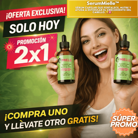 SerumMielle™: Sérum capilar que fortalece, nutre y ayuda a estimular el crecimiento del cabello. 💆‍♀️✨