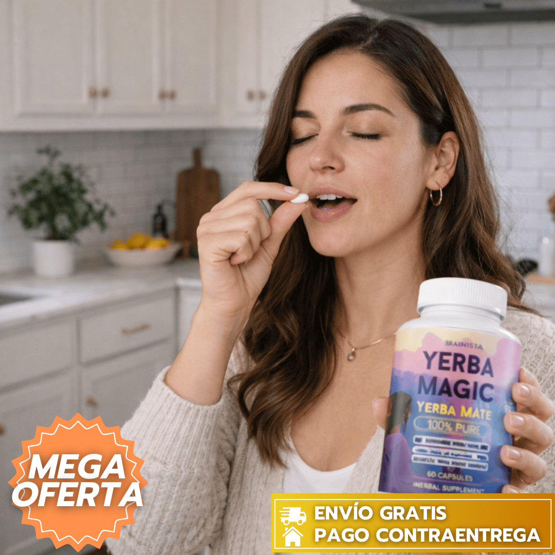 YerbaMagic™: Suplemento ORIGINAL de yerba mate en cápsulas que aporta energía natural y apoya la concentración. ⚡✨