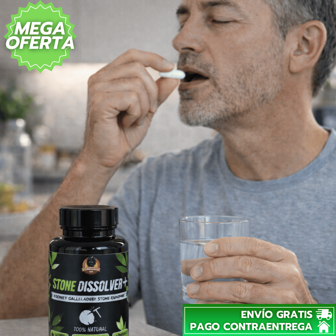 StoneDissolver™: Suplemento natural que ayuda a disolver y eliminar cálculos renales. 🌿💧
