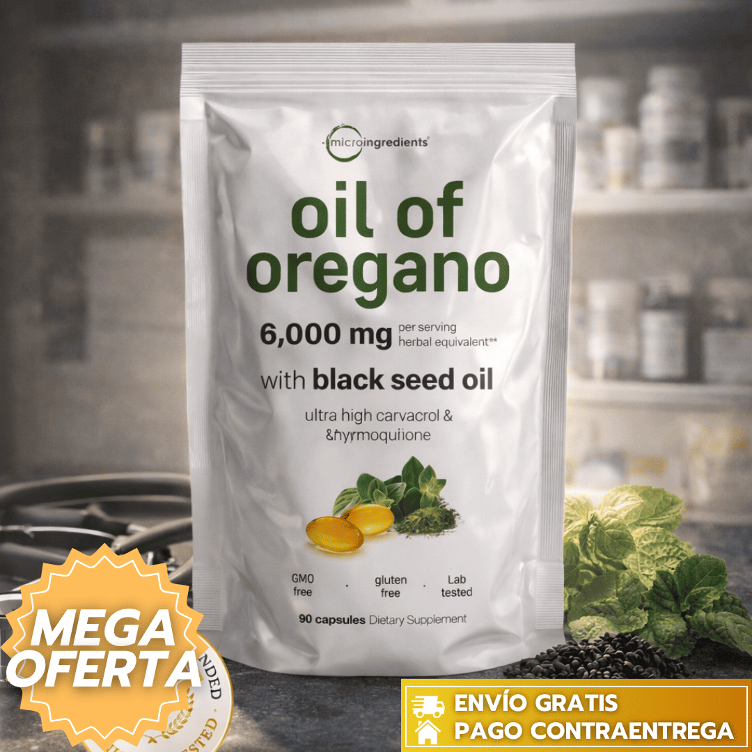 OilOregano™: Suplemento ORIGINAL que apoya defensas, digestión y bienestar general. ✨💊