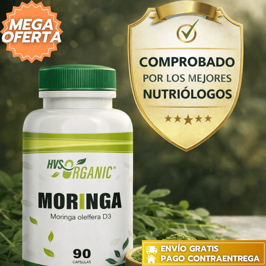 Moringa™: Suplemento ORIGINAL que aporta nutrientes esenciales y apoya la energía y bienestar diario. ✨💊