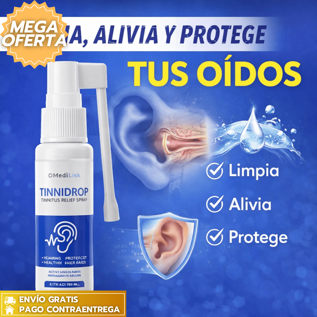 ClearHear™: Spray limpiador de oídos 🧴 que elimina cerumen, alivia inflamación y mejora la audición de forma natural 👂