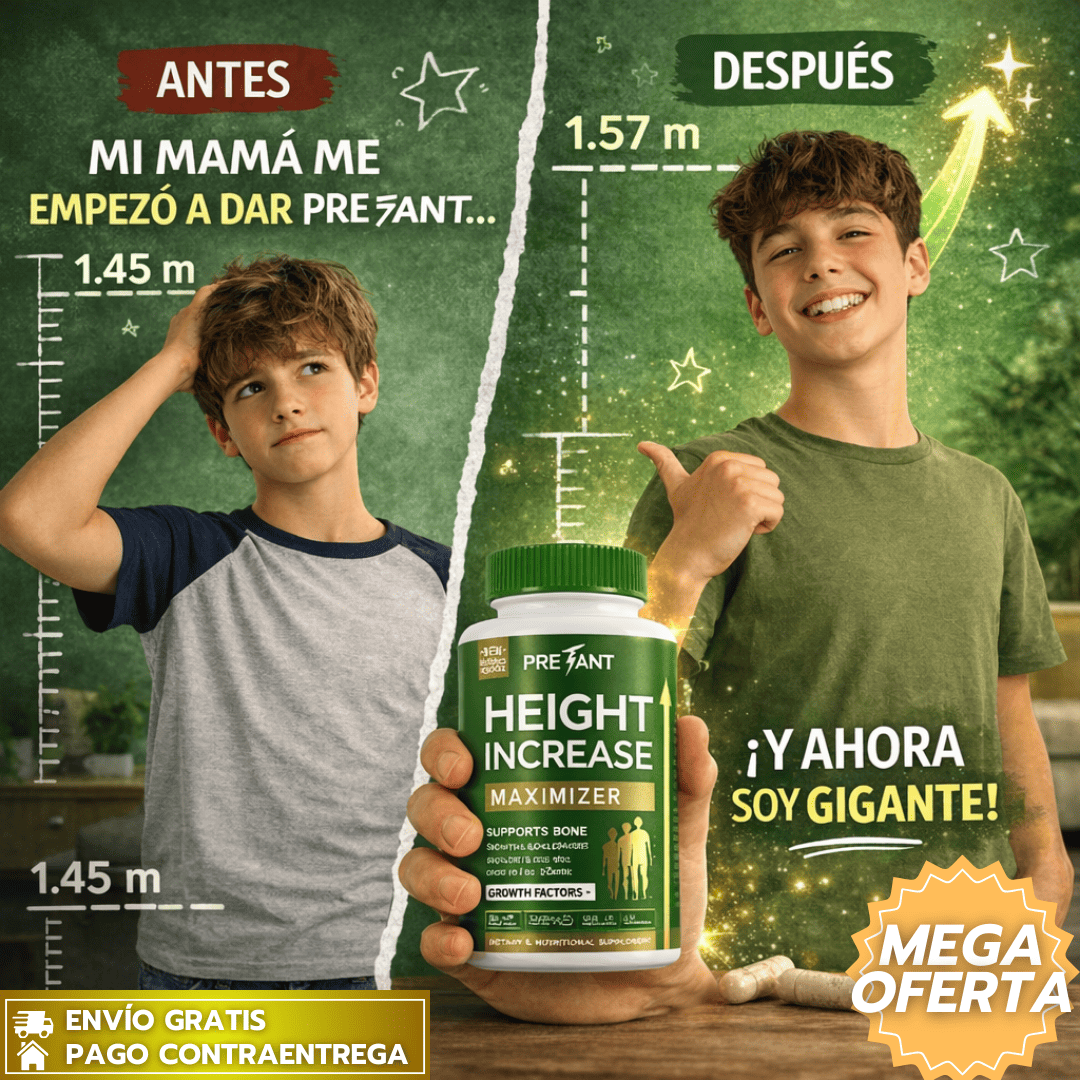 Pretant™: Suplemento que apoya el crecimiento y fortalecimiento óseo. ✨🦴