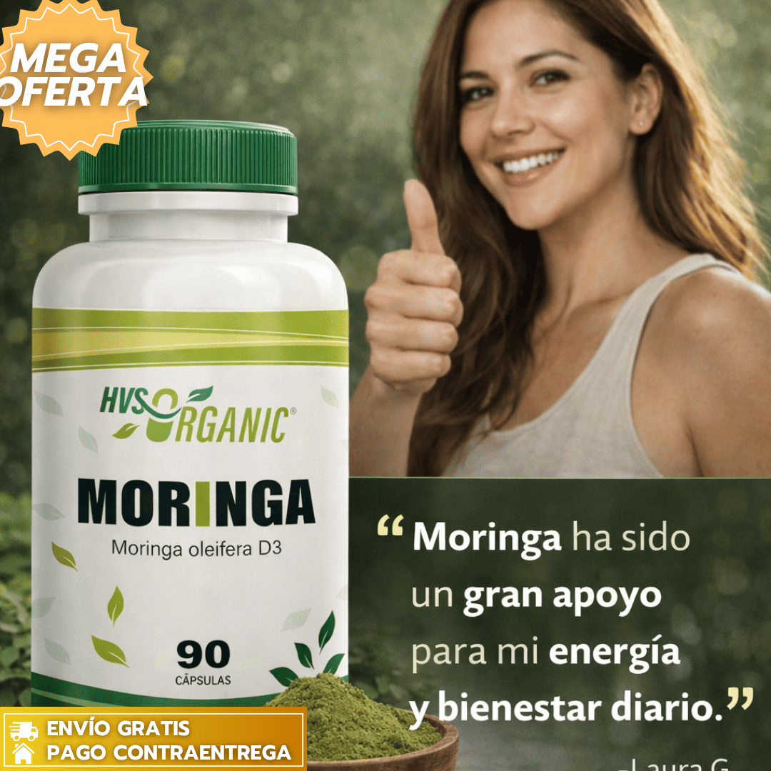 Moringa™: Suplemento ORIGINAL que aporta nutrientes esenciales y apoya la energía y bienestar diario. ✨💊