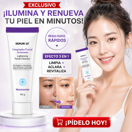 Niacinamida™: Gel limpiador que aclara, controla grasa y deja la piel fresca sin resecar🧼✨